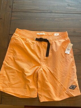 New! NWT PacSun Men’s Swim Trunks in Coral, Size Medium.